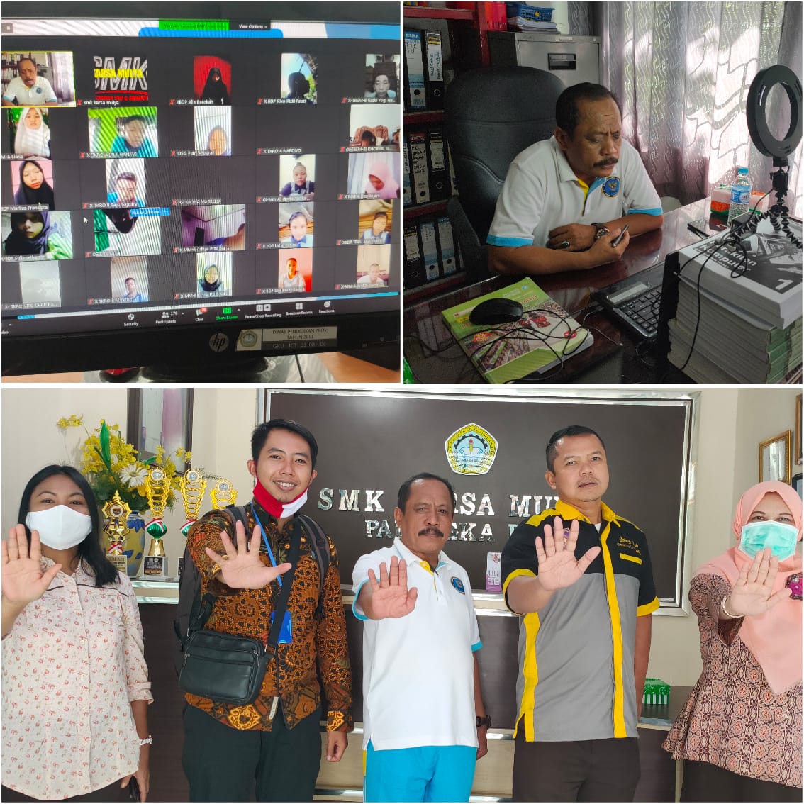 BNNP Kalteng Memberikan Sosialisasi P4GN pada masa MPLS di SMK Karsa Mulya Palangka Raya
