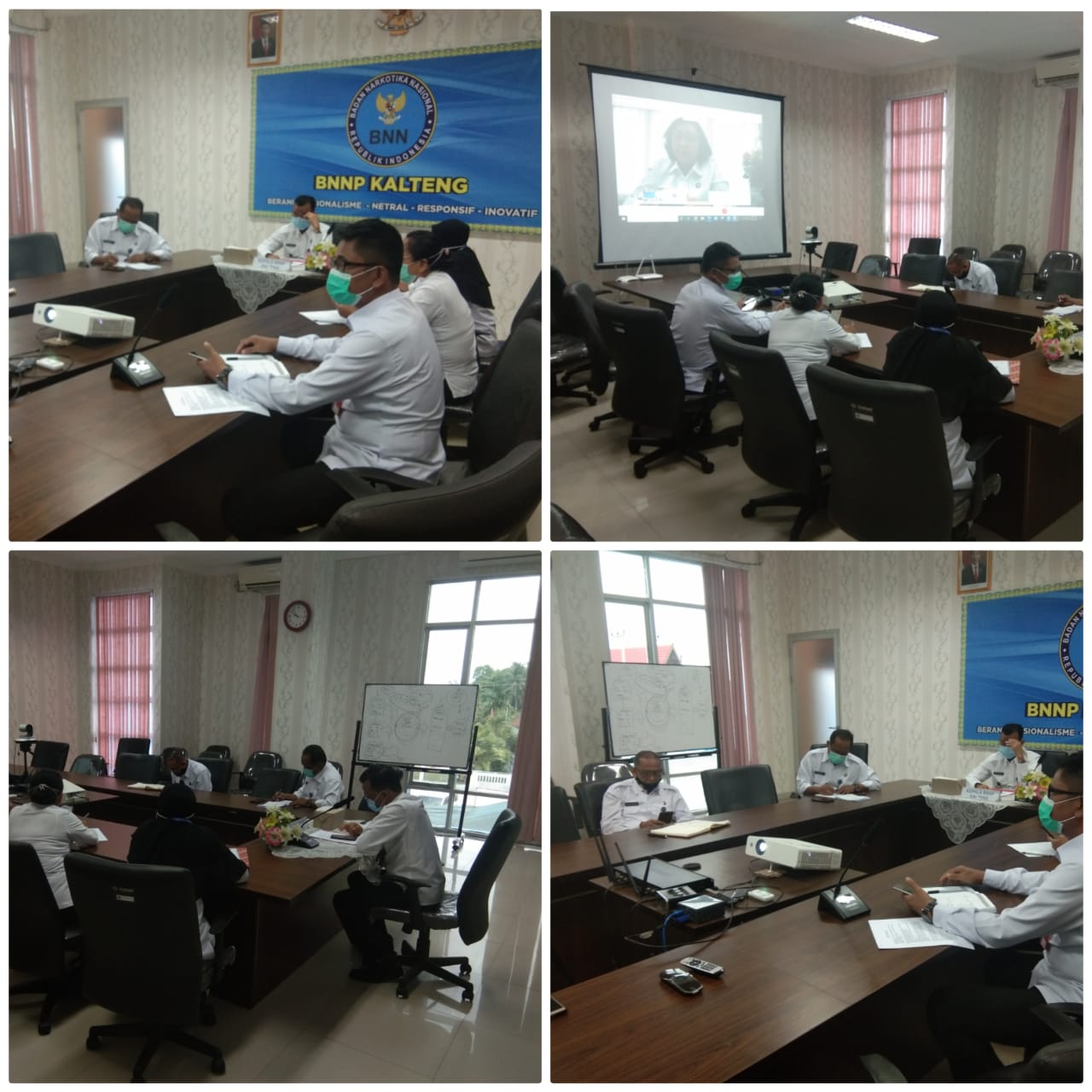 Kepala BNNP Kalteng Mengikuti Acara Video Conference Dalam Rangkaian Rapim BNN Kepala BNNP Kalteng Mengikuti Acara Video Conference Dalam Rangkaian Rapim BNN