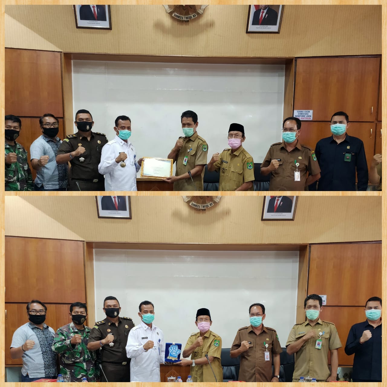 Kepala BNN Kalteng Melaksanakan Koordinasi Implementasi Inpres 2/2020 RAN P4GN dengan Pemkab Kapuas Prov. Kalteng