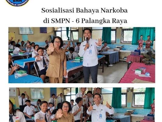 Sosialisasi Bahaya Narkoba di SMPN-6 Palangka Raya