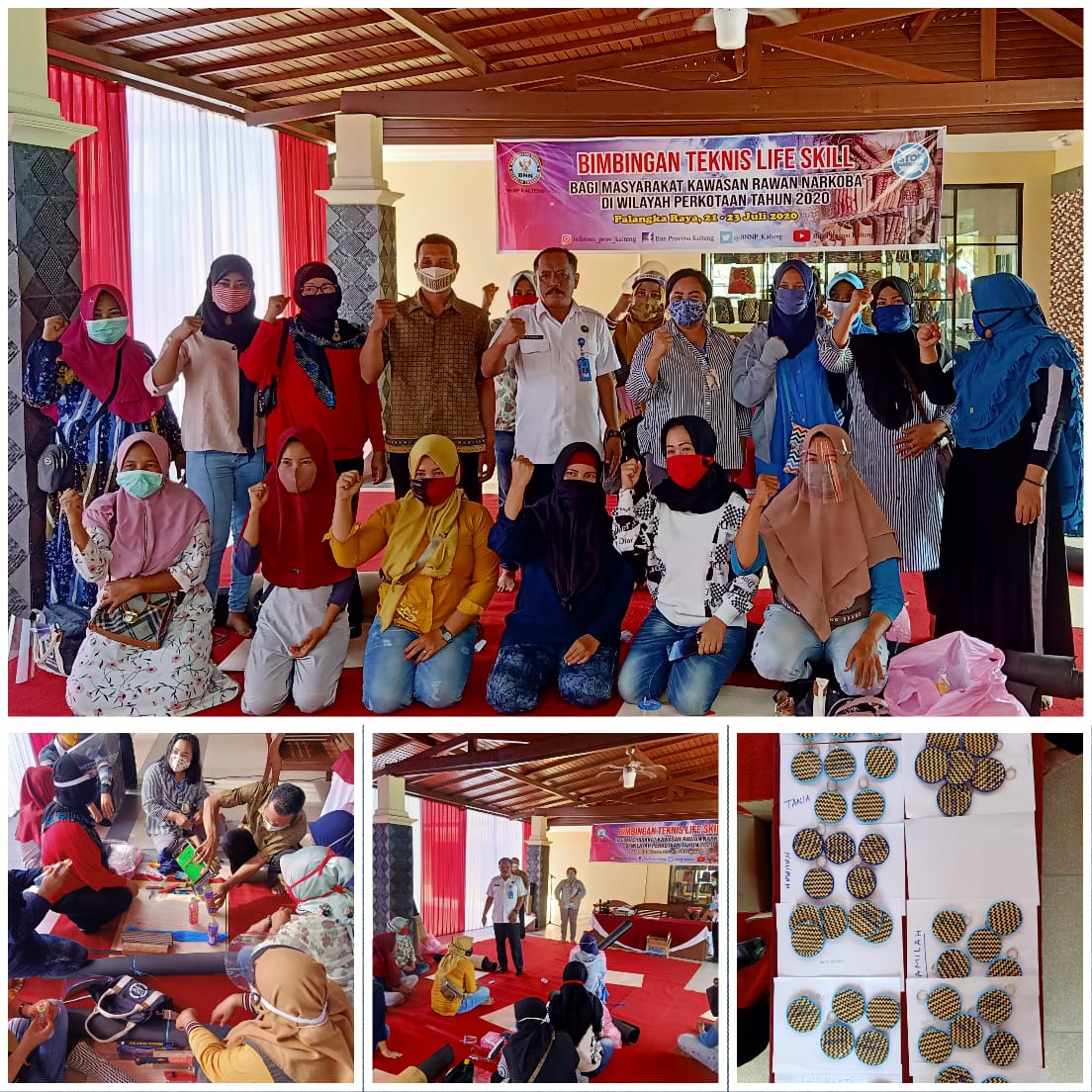 Bidang P2M BNNP Kalteng Melaksanakan Kegiatan Bimtek Life skill Bagi Masyarakat Kawasan Rawan Narkoba di Wilayah Perkotaan/Perdesaan