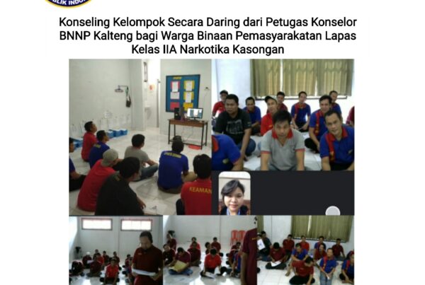 Kegiatan Konseling Konseling Individu Secara Daring bagi Warga Binaan Pemasyarakatan Lapas Klas IIA Narkotika Kasongan
