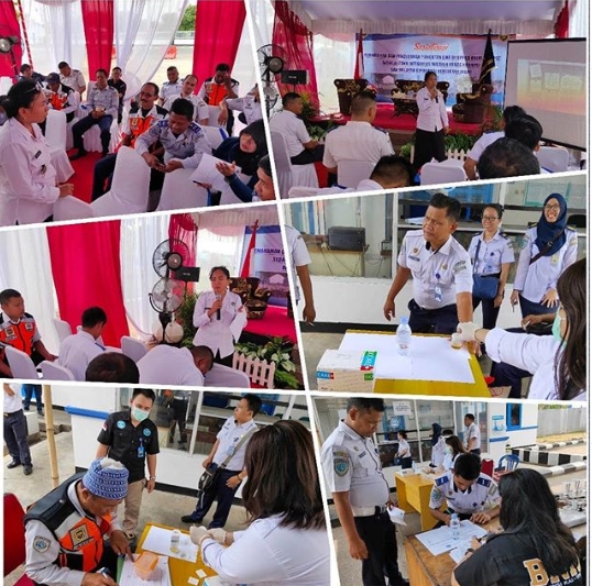 Sosialisasi bahaya narkoba dan test urine di UPPKB Anjir Serapat Kabupaten Kapuas Sosialisasi bahaya narkoba dan test urine di UPPKB Anjir Serapat Kabupaten Kapuas
