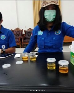 BNNP Kalimantan Tengah melakukan test urine di wilayah Kejaksaan Tinggi Kalimantan Tengah