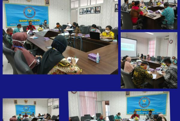 Kepala BNNP Kalteng Drs. Edi Swasono, MM Melaksanakan Monitoring dan Evaluasi Spesifik Program dan Sismonev Inpres Nomor 2 Tahun 2020