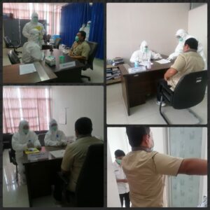 Pilkada Kalteng 2020 - Proses Pemeriksaan Urine 2 calon Gubernur kalteng di BNNP Kalteng