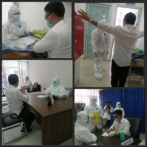 Pilkada Kalteng 2020 - Proses Pemeriksaan Urine 2 calon Gubernur kalteng di BNNP Kalteng