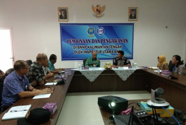 Kunjungan Inspektur Utama BNN ke BNNP Kalteng