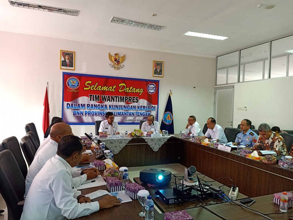 TIM WANTIMPRES Mengunjungi BNNP Kalteng