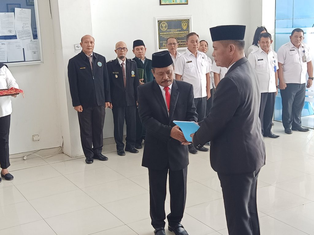 Pelantikan dan Pengambilan Sumpah/Janji Serta Serah Terima Jabatan Kepala BNN Kota Palangka Raya