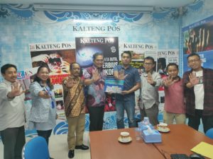 BNNP Kalteng Melakukan Koordinasi dengan Surat Kabar Harian Kalteng Pos