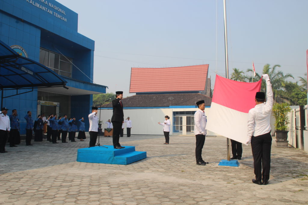 Upacara Hari Pahlawan 10 November 2019 di BNNP Kalimantan Tengah