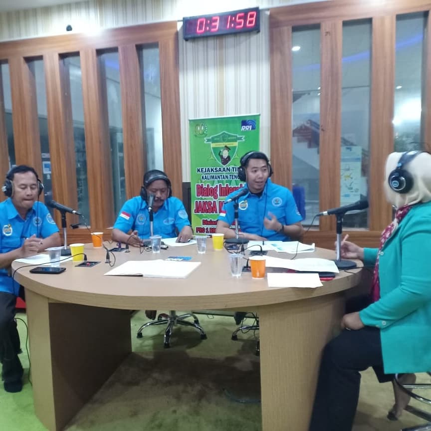 Disiarkan live Se-Indonesia, BNNP Kalteng menjadi Narasumber dalam Dialog Interaktif Aspirasi Nusantara di RRI Palangka Raya