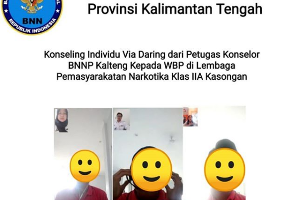Konseling Individu Secara Daring bagi Warga Binaan Pemasyarakatan Lapas Klas IIA Narkotika Kasongan Konseling Individu Secara Daring bagi Warga Binaan Pemasyarakatan Lapas Klas IIA Narkotika Kasongan