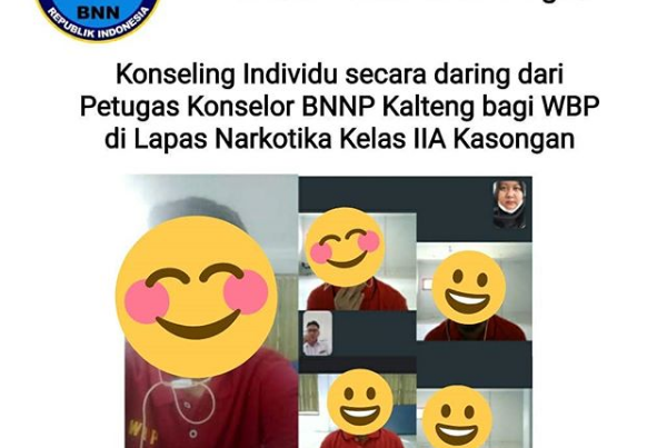 Konseling Individu Secara Daring bagi Warga Binaan Pemasyarakatan Lapas Klas IIA Narkotika Kasongan Konseling Individu Secara Daring bagi Warga Binaan Pemasyarakatan Lapas Klas IIA Narkotika Kasongan