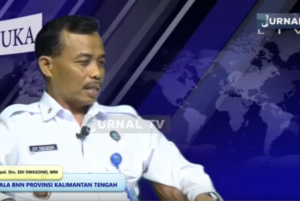 Diseminasi Informasi dalam rangka Peringatan Hari Anti Narkotika Internasional tahun 2020 di Stasiun Televisi Jurnal TV