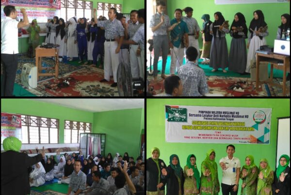 Diseminasi Informasi P4GN di Aula SMA NU Palangka Raya