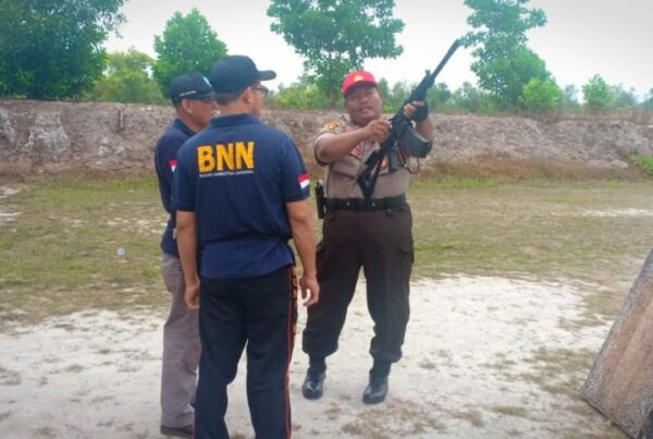 Kegiatan Latihan Menembak Untuk Pegawai/Personil di Lingkungan BNNP Kalimantan Tengah