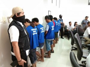 BNNP Tangkap 7 Kurir Sabu Lintas Provinsi