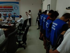 BNNP Tangkap 7 Kurir Sabu Lintas Provinsi