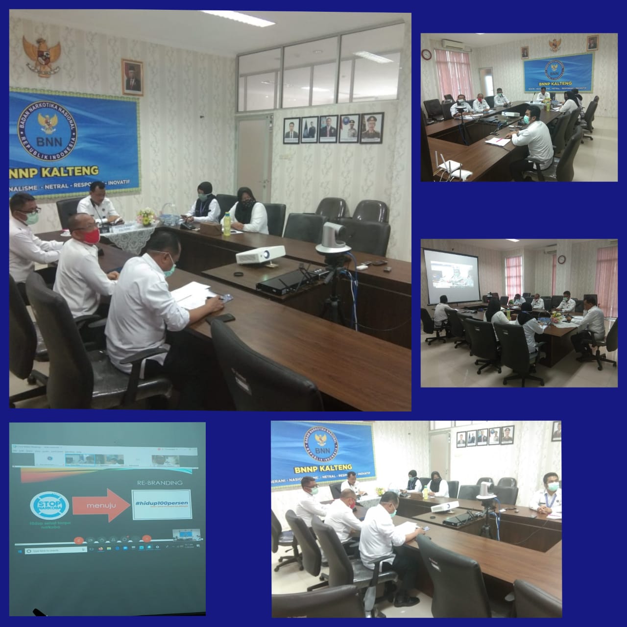 Video Conference Rapat Pimpinan (Rapim) Kepala BNN Ri, BNNP dan BNNKab/Kota Se-Indonesia