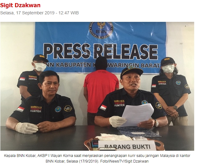 Simpan Sabu 59 Gram di Kemaluan, Kurir Jaringan Malaysia Dibekuk