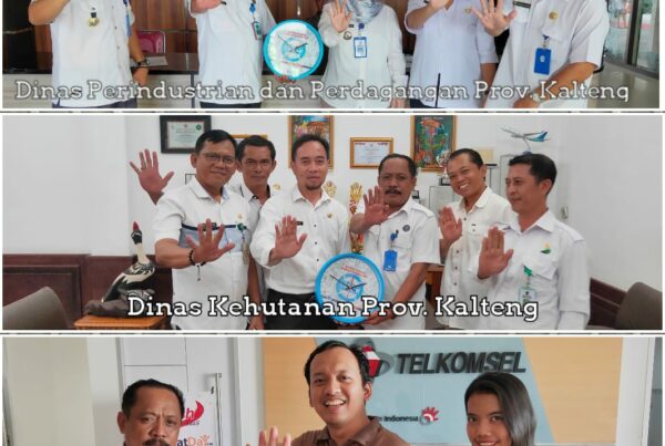 Koordinasi Asistensi Penguatan Pembangunan Berwawasan Anti Narkoba di Dinas Perindustrian dan Perdagangan Provinsi Kalteng, Dinas Kehutanan Prov. Kalteng dan PT. Grapari Telkomsel