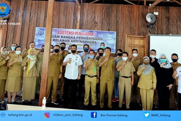 BNNP Kalteng Melaksanakan Kegiatan Asistensi Penguatan Pembangunan Berwawasan Anti Narkoba