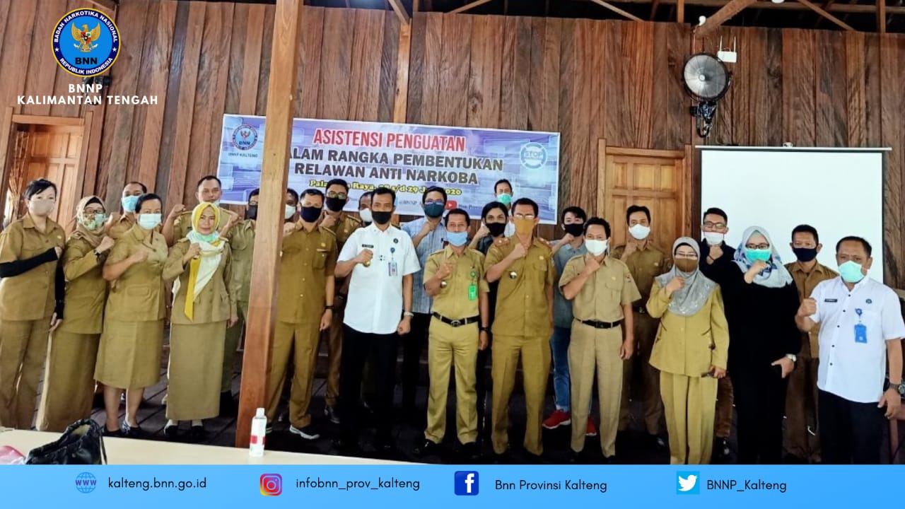 BNNP Kalteng Melaksanakan Kegiatan Asistensi Penguatan Pembangunan Berwawasan Anti Narkoba