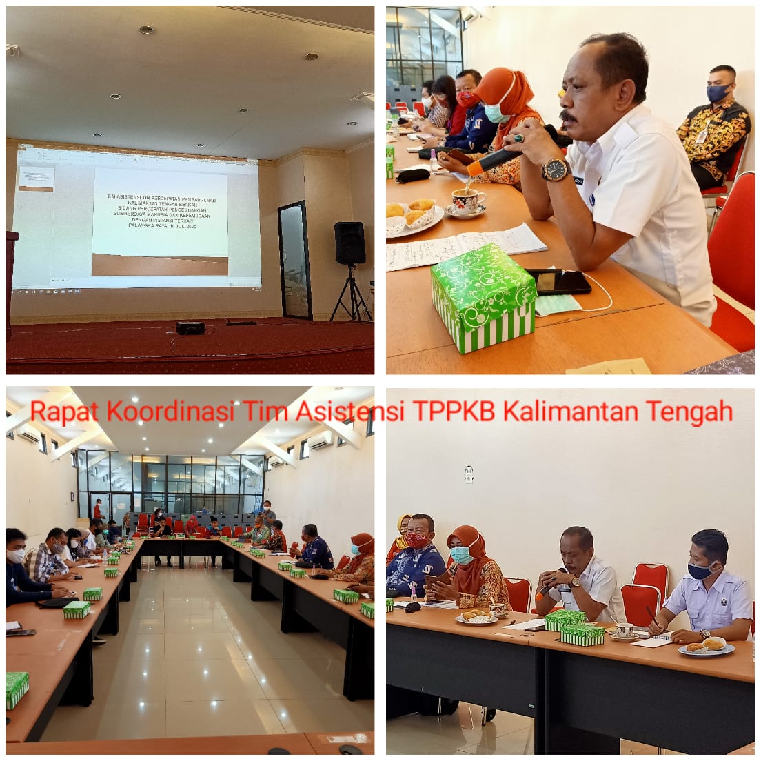 BNNP Kalteng Menghadiri Kegiatan Rapat Koordinasi Terkait Program Sumber Daya Manusia dan Pengembangan Kepemudaan Daerah Provinsi Kalimantan Tengah dengan Tim Asistensi TPPKB Bidang Percepatan Pengembangan SDM dan kepemudaan.