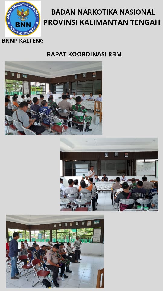 Kegiatan Rapat Koordinasi Rehabilitasi Berbasis Masyarakat (RBM)