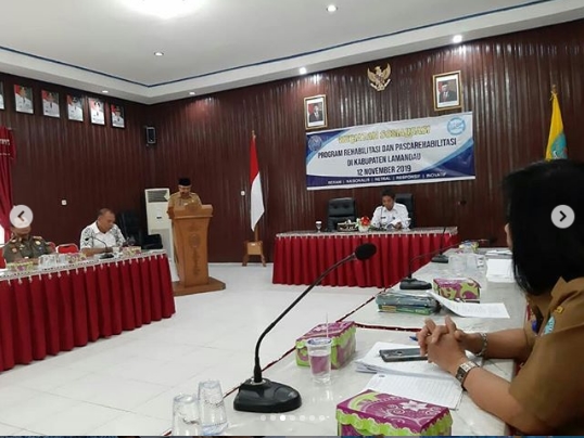 Kegiatan Sosialisasi Program Rehabilitasi dan Pascarehabilitasi di Kabupaten Lamandau