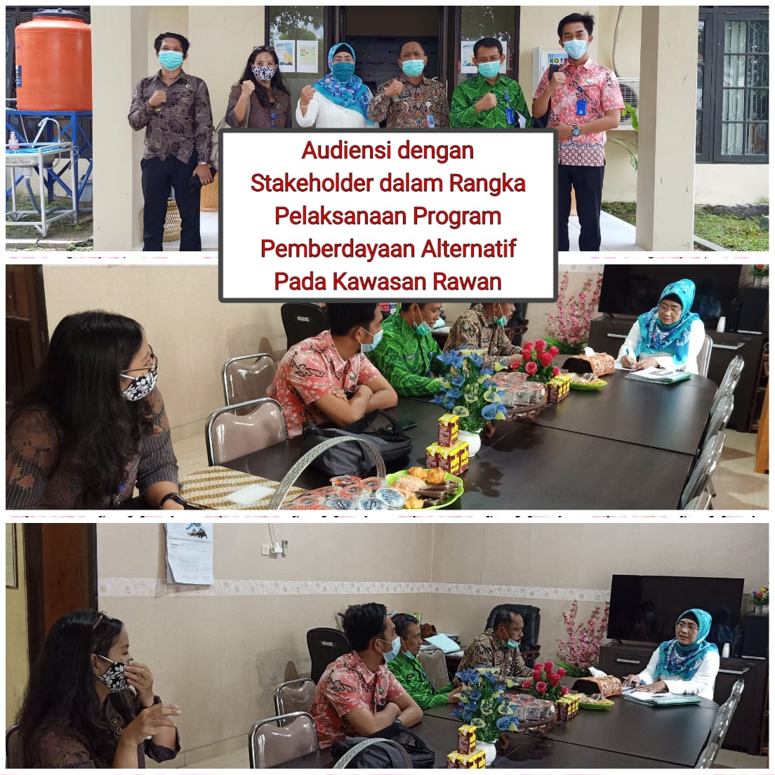 BNNP Kalteng Melaksanakan Kegiatan Audiensi Dengan Stakeholder Dalam Rangka Pelaksanaan Program Pemberdayaan Alternatif Pada Kawasan Rawan Dengan Kepala Dinas Perikanan Kota Palangka Raya