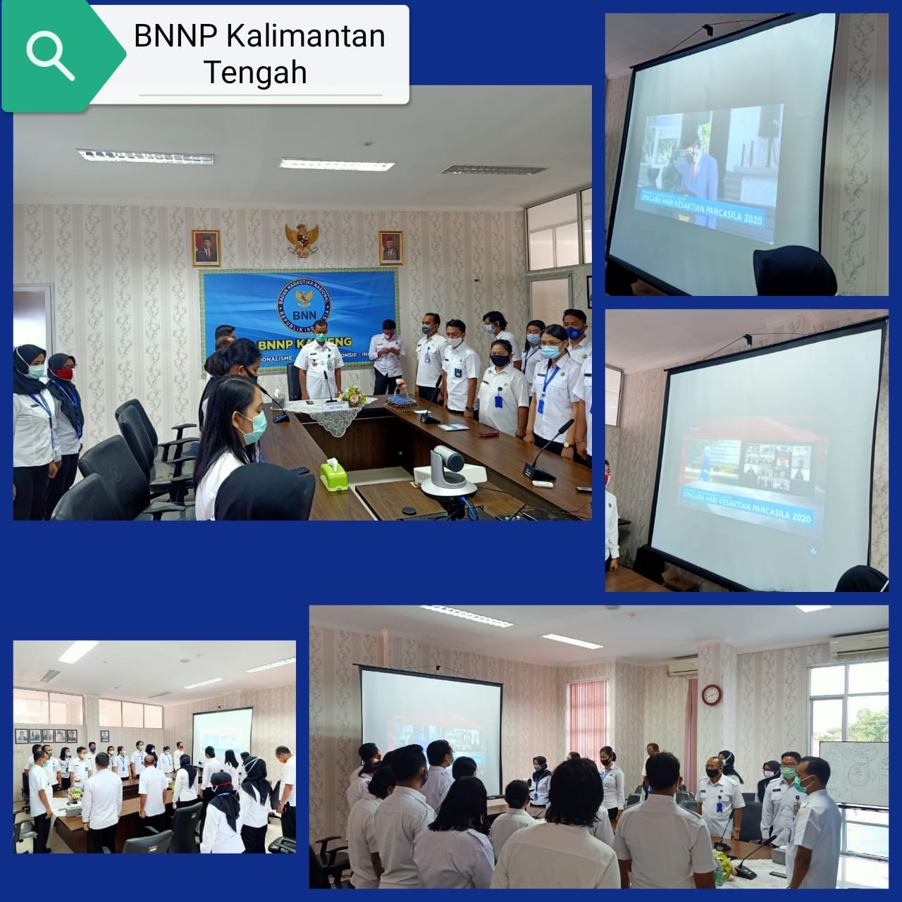 Secara Virtual, Kepala BNNP Kalteng MengIkuti Upacara Peringatan Hari Kesaktian Pancasila Secara Virtual, Kepala BNNP Kalteng MengIkuti Upacara Peringatan Hari Kesaktian Pancasila