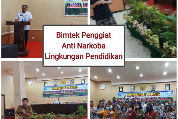 BNNP Kalteng melaksanakan Kegiatan Bimbingan Teknis Penggiat Anti Narkoba Lingkungan Pendidikan Kabupaten Gunung Mas