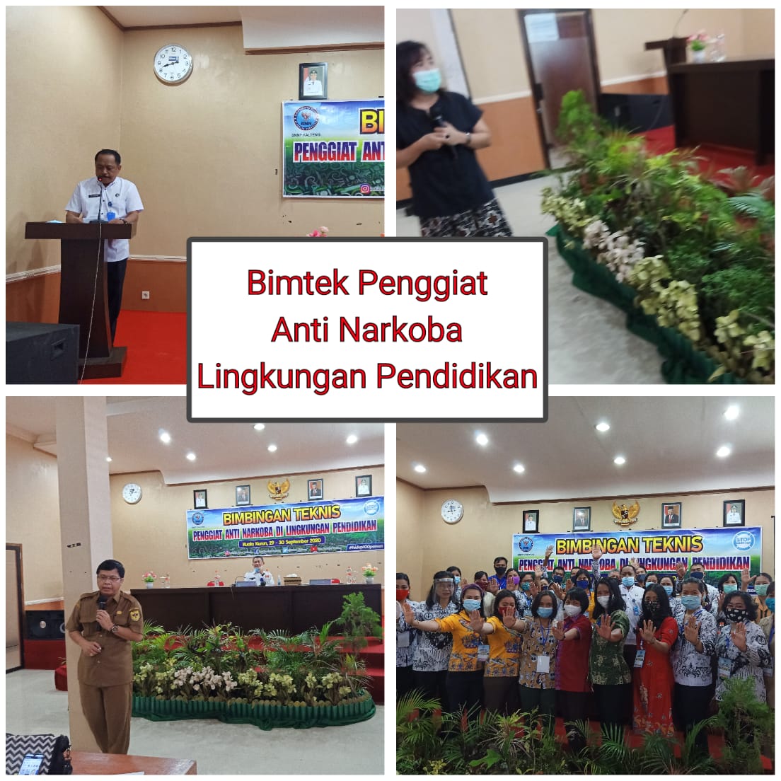BNNP Kalteng melaksanakan Kegiatan Bimbingan Teknis Penggiat Anti Narkoba Lingkungan Pendidikan Kabupaten Gunung Mas