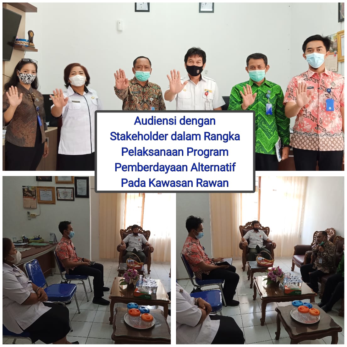 Bidang P2M Melaksanakan Audiensi dengan Stakeholder Dalam Rangka Pelaksanaan Program Pemberdayaan Alternatif pada Kawasan Rawan