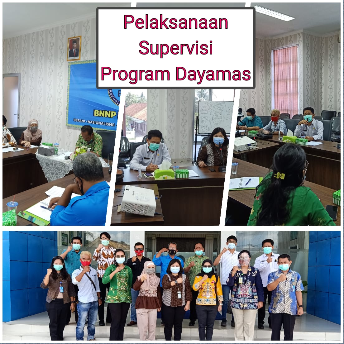 Bidang P2M melaksanakan Kegiatan Pelaksanaan Supervisi Program Pemberdayaan Masyarakat BNN Pusat