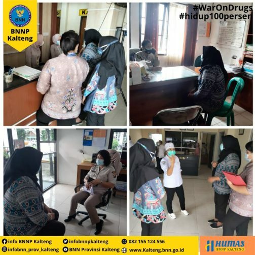 BNNP Kalteng Melaksanakan Bimbingan Teknis Lembaga Rehabilitasi Instansi Pemerintah (LRIP) di RSJ Kalawa Atei dan RS Bhayangkara Palangka Raya