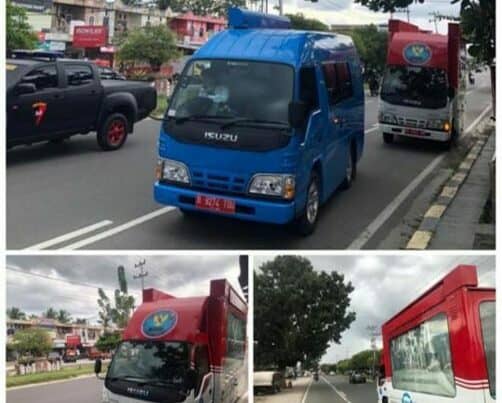 Diseminasi informasi P4GN dan Himbauan Covid-19 melalui Audio Mobile