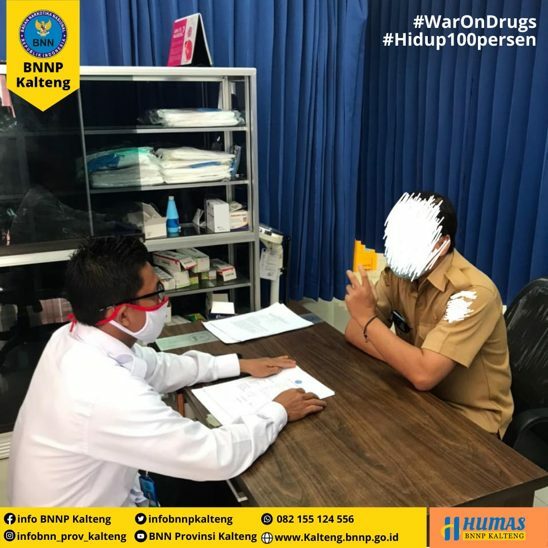 Layanan Konseling Rehabilitasi Klinik Uras Barigas BNNP Kalimantan Tengah
