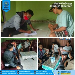 BNNP Kalteng Lakukan Kegiatan Skrining Intervensi Lapangan BNNP Kalteng Lakukan Kegiatan Skrining Intervensi Lapangan