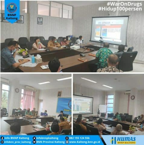 BNNP Kalteng mengikuti Kegiatan Vicon Taklimat awal pemeriksaan atas laporan pengelolaan keuangan BNN Tahun 2020 oleh BPK RI BNNP Kalteng mengikuti Kegiatan Vicon Taklimat awal pemeriksaan atas laporan pengelolaan keuangan BNN Tahun 2020 oleh BPK RI