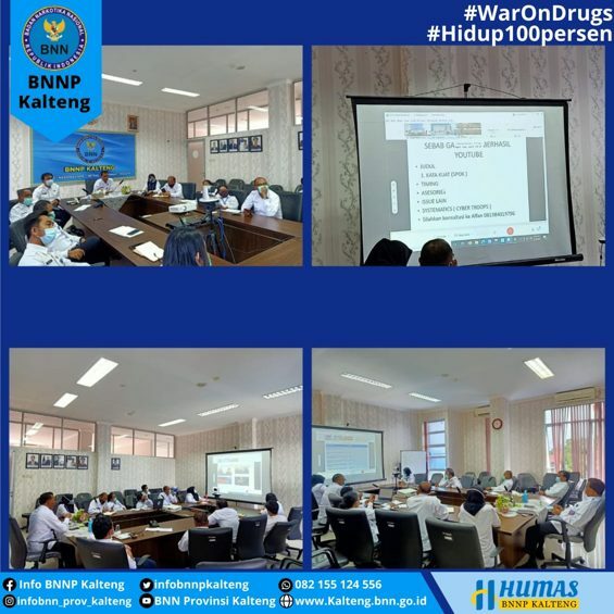 Kegiatan Video Conference dipimpin langsung oleh Kepala BNN RI