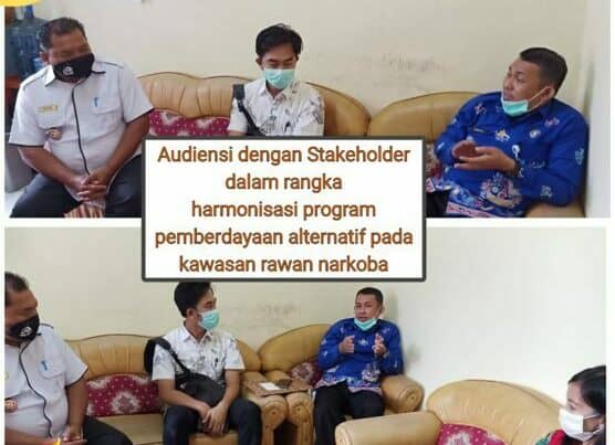 Audiensi Dengan Stakeholder Dalam Rangka Harmonisasi Program Pemberdayaan Alternatif Pada Kawasan Rawan Narkoba