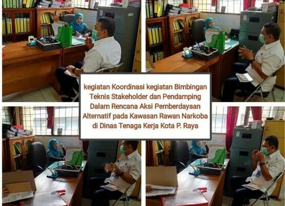 Koordinasi Kegiatan Bimbingan Teknis Stakeholder dan Pendamping Dalam Rencana Aksi Pemberdayaan Alternatif pada Kawasan Rawan Narkoba