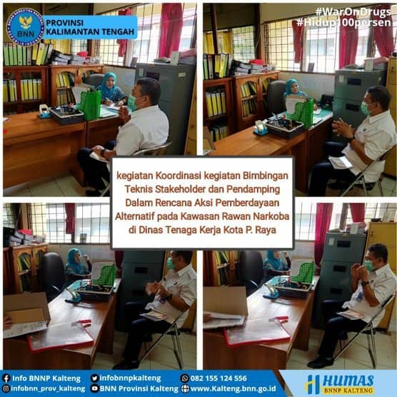 Koordinasi Kegiatan Bimbingan Teknis Stakeholder dan Pendamping Dalam Rencana Aksi Pemberdayaan Alternatif pada Kawasan Rawan Narkoba