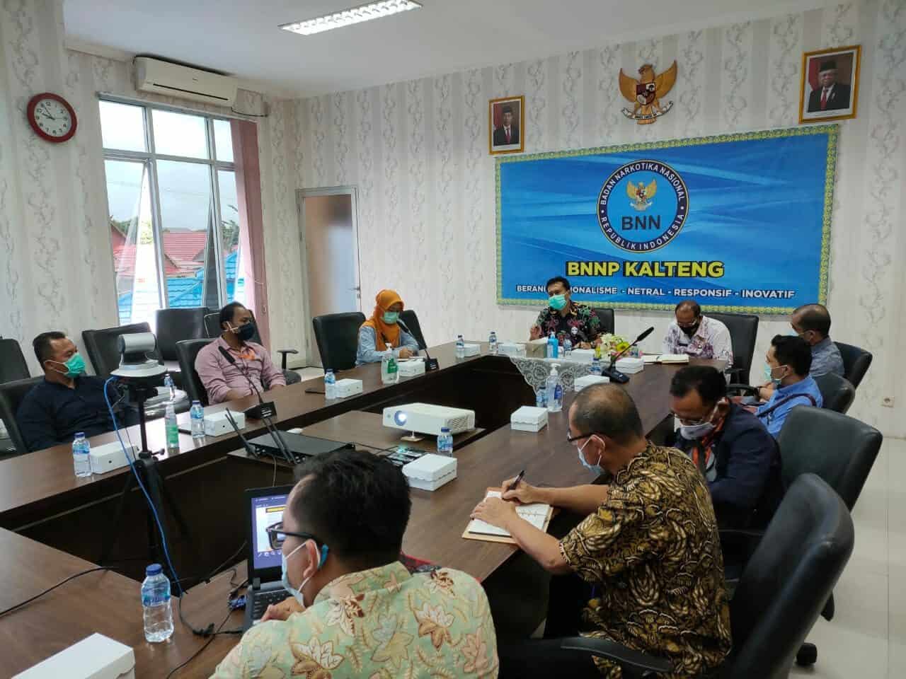 Koordinasi antara Bidang Pemberantasan BNNP Kalimantan Tengah dengan Jasa Pengiriman Barang di Wilayah Provinsi Kalteng tentang P4GN Koordinasi antara Bidang Pemberantasan BNNP Kalimantan Tengah dengan Jasa Pengiriman Barang di Wilayah Provinsi Kalteng tentang P4GN