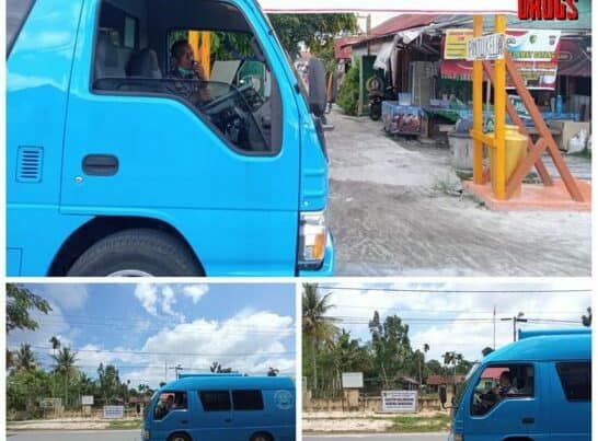 BNNP Kalteng melaksanakan KIE keliling di wilayah Kota Palangka Raya