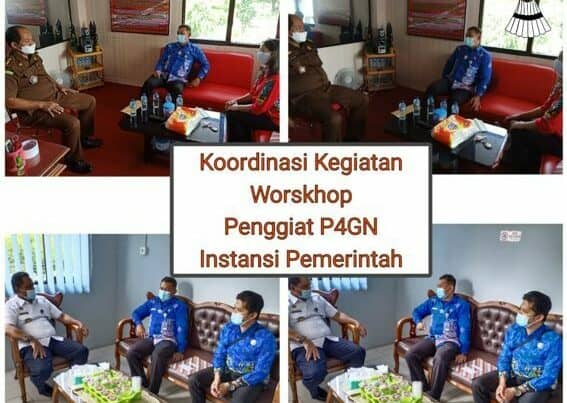 BNNP Kalteng melakukan Koordinasi Kegiatan Workshop Penggiat P4GN di Instansi Pemerintah